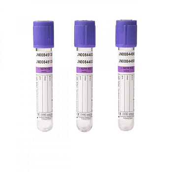 Вакуумные пробирки с ЭДТА-К2 4 мл (13х75 мм) Lab-Vac 100шт/уп